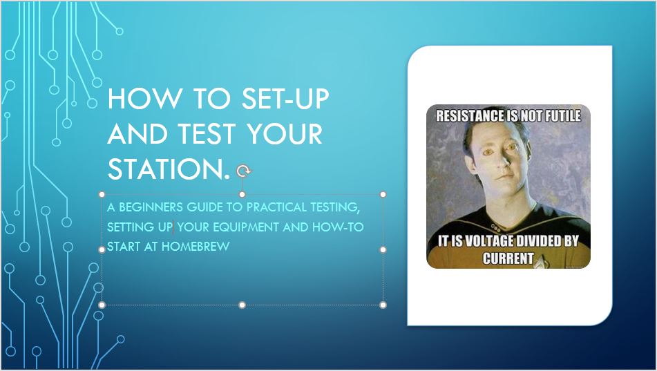 How to Set-Up and Test Your Station