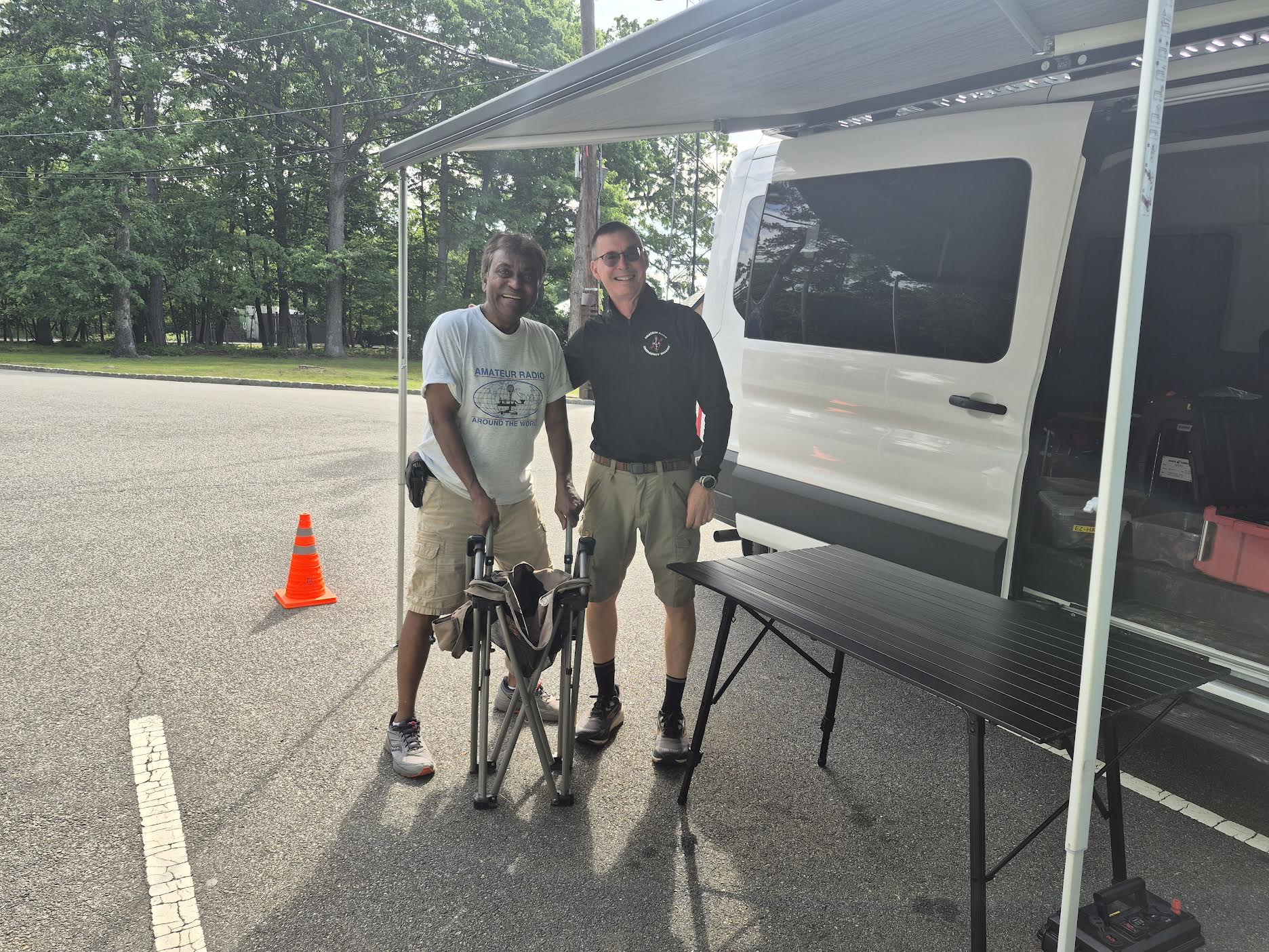 Essex County ARES Participates in Exercise at Eagle Rock Reservation